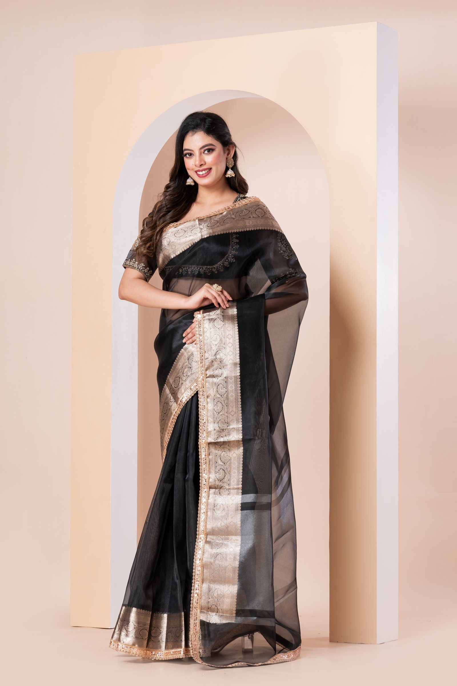 TISSUE ORGANZA BLACK